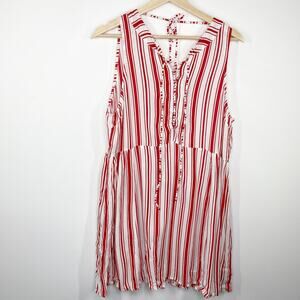 Auguste The Label Womens Mini Dress Riviera Poolside Crimson Red Size 4 Summer